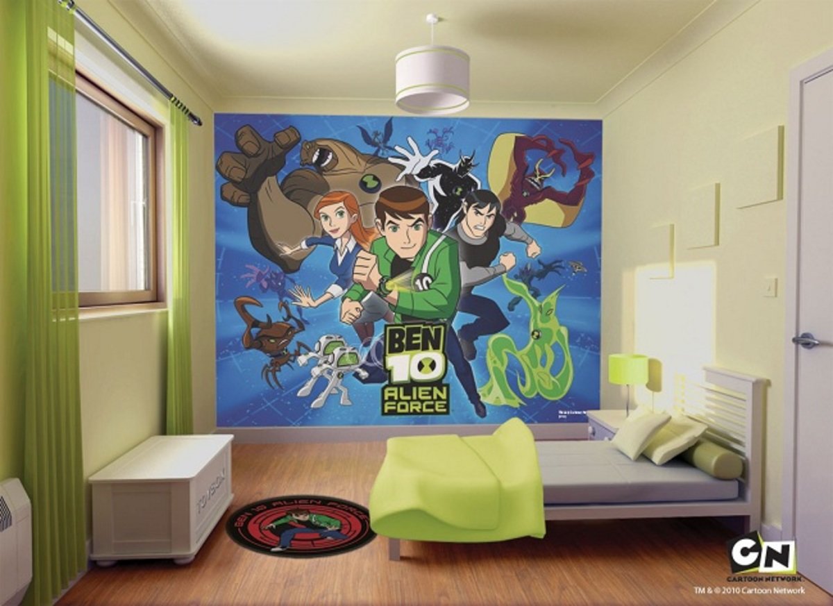 3D Ben 10 Wall Mural banaby.co.uk