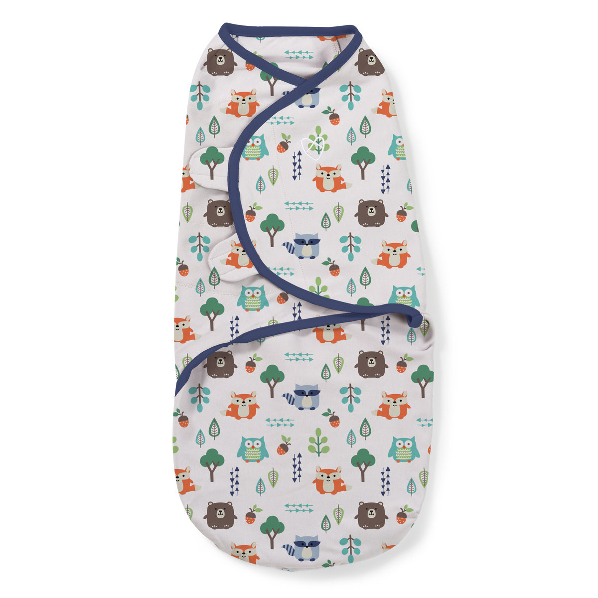 Swaddle blanket SwaddleMe S blue / forest motif 2pc banaby.co.uk