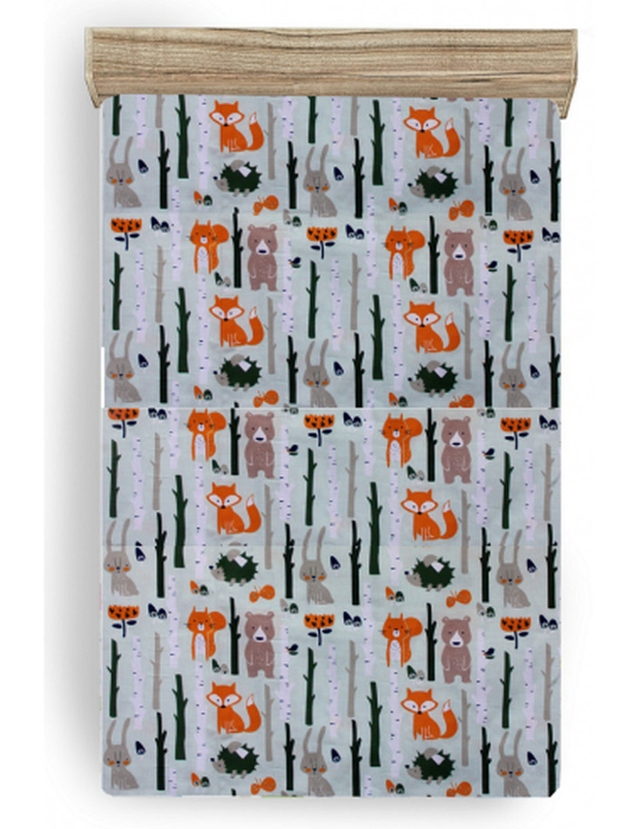 Children's bed sheet Forest banaby.co.uk