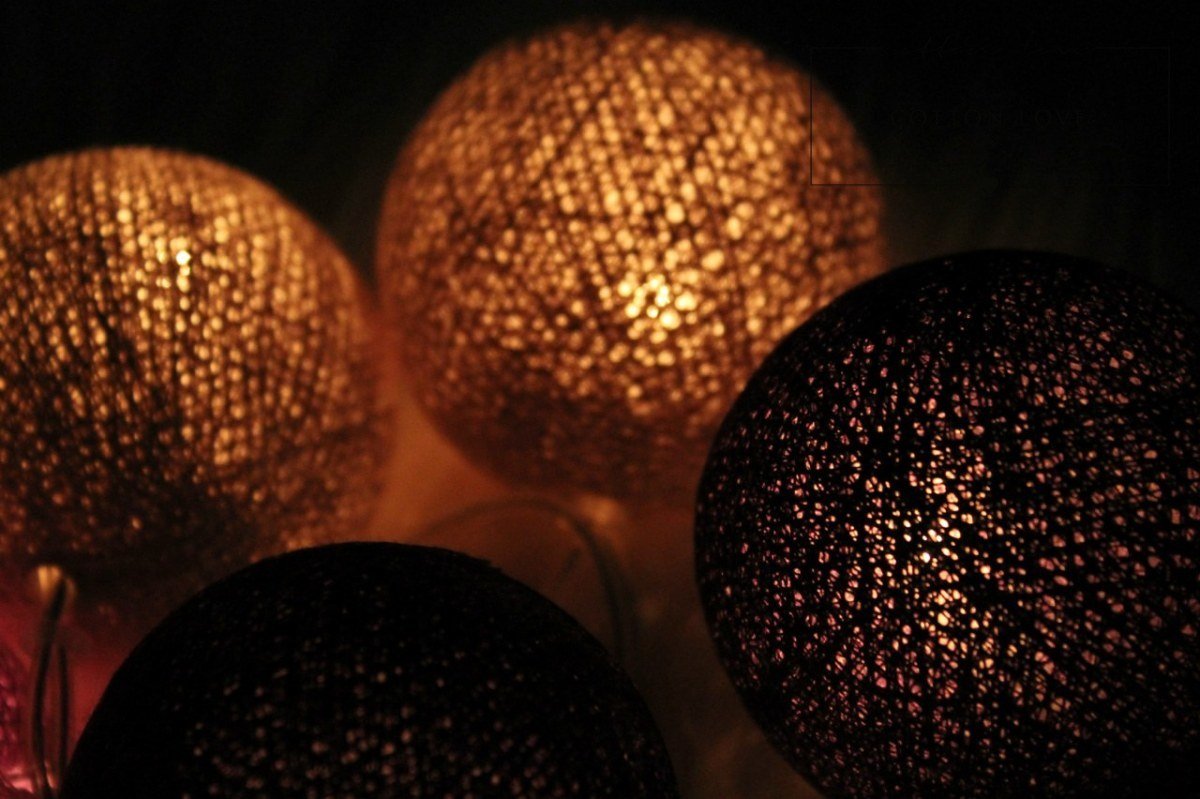 Cotton shining balls purple banaby.co.uk