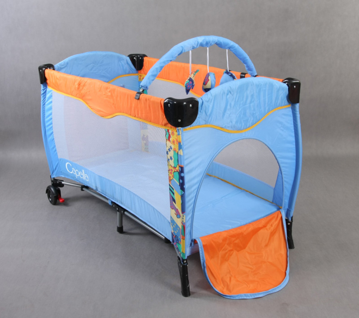Standard Travel Cot Blue banaby.co.uk