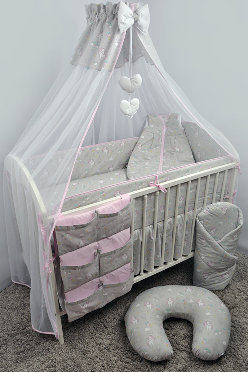 Canopy over crib Pony gray banaby.co.uk