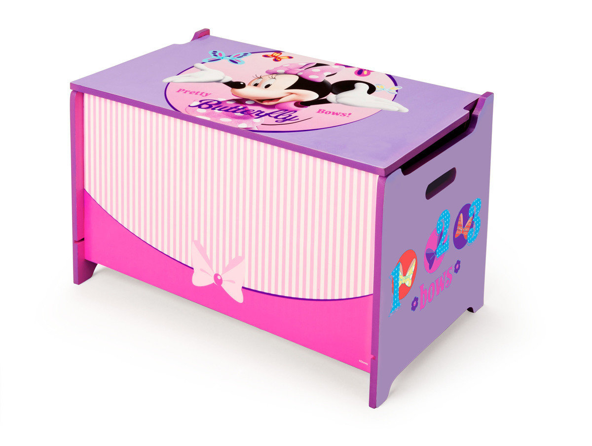 Minnie Mouse Children's Wooden Toy Chest banaby.co.uk