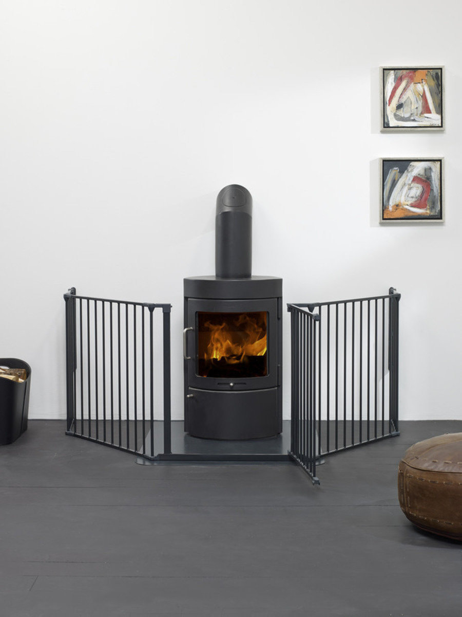 Fireplace barrier Baby Dan FLEX XL black banaby.co.uk