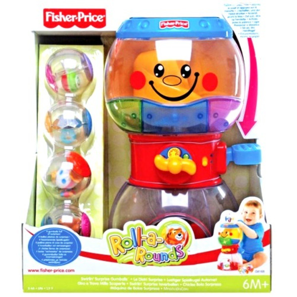 Fisher Price Roll-a-Rounds Swirlin Surprise Gumballs