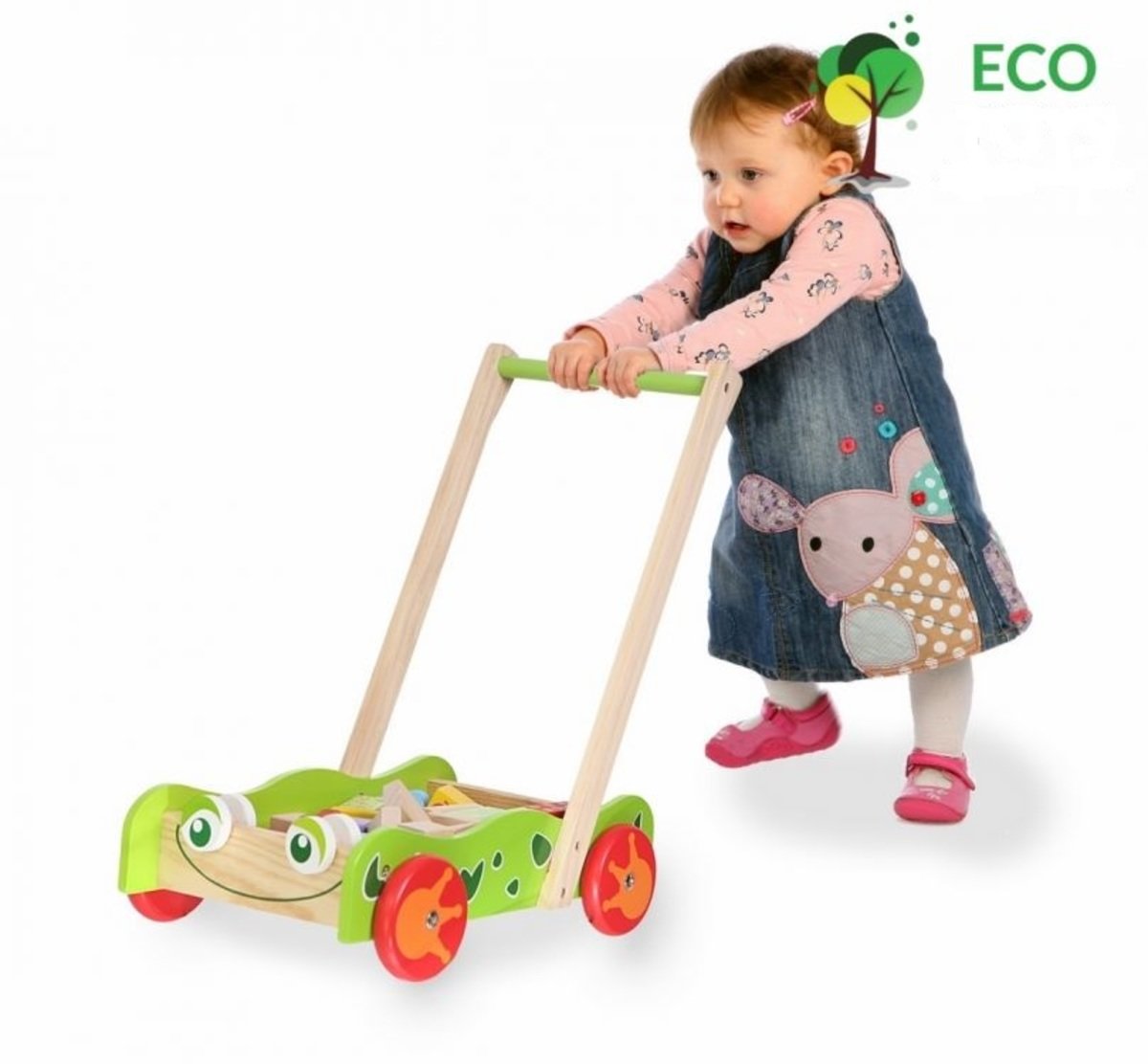 wooden push walker for baby