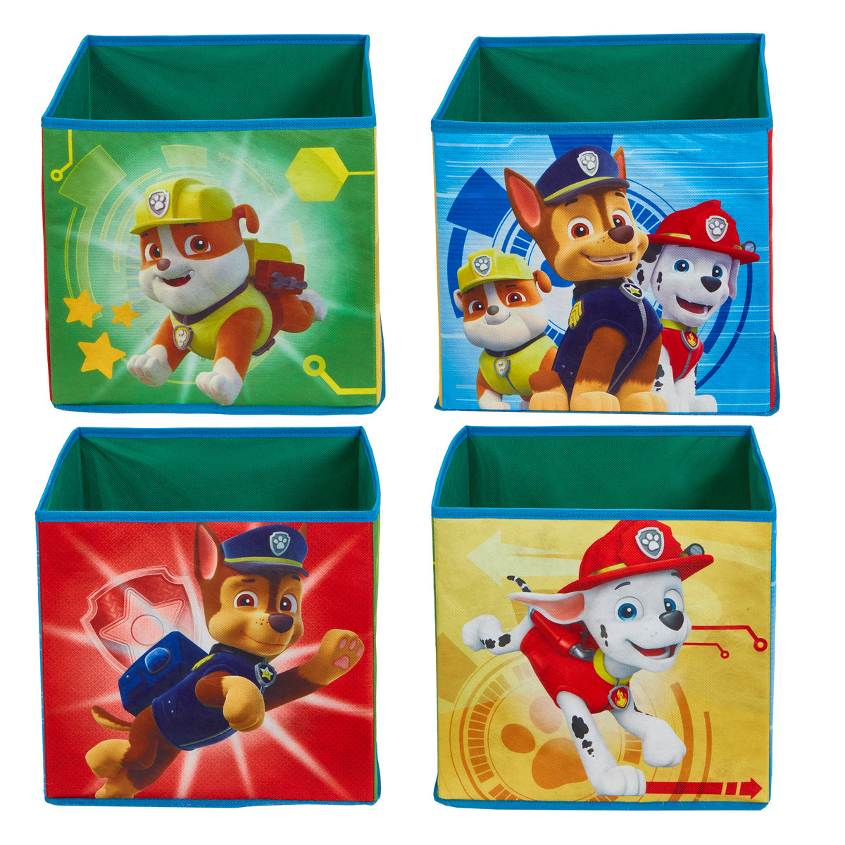 four storage boxes Paw Patrol banaby.co.uk