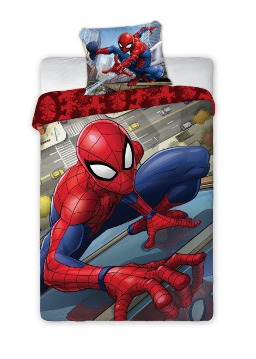 spiderman crib bedding