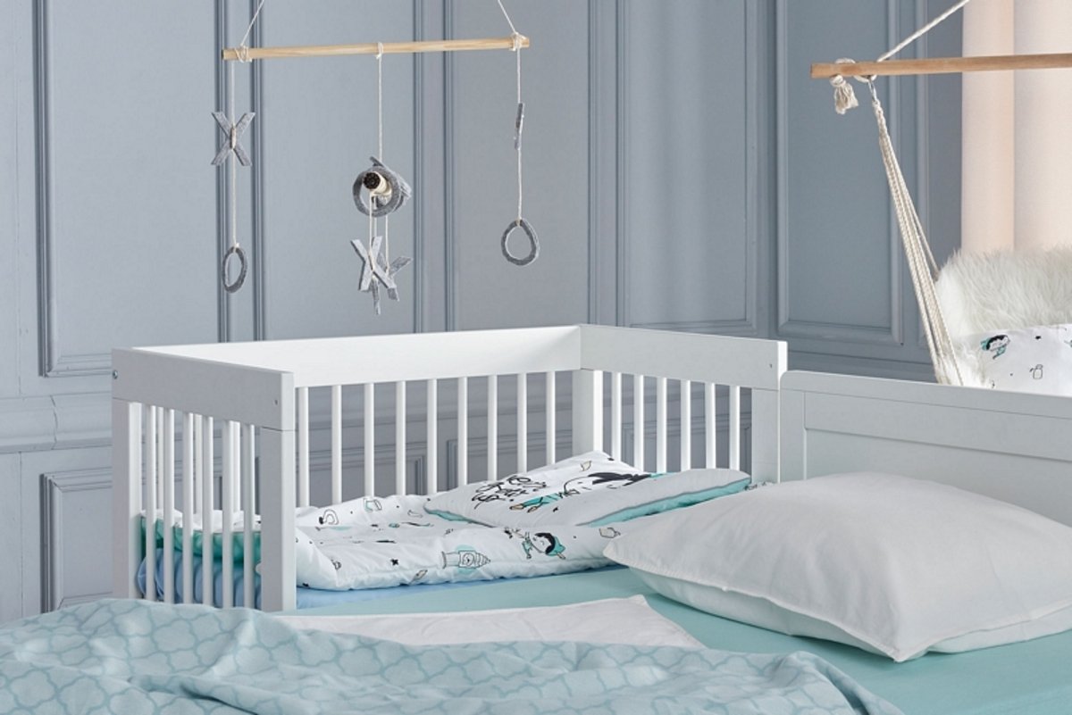 Baby cot to bed parents Basic banaby.co.uk