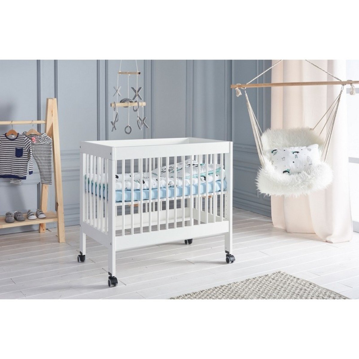 Baby cot to bed parents Basic banaby.co.uk