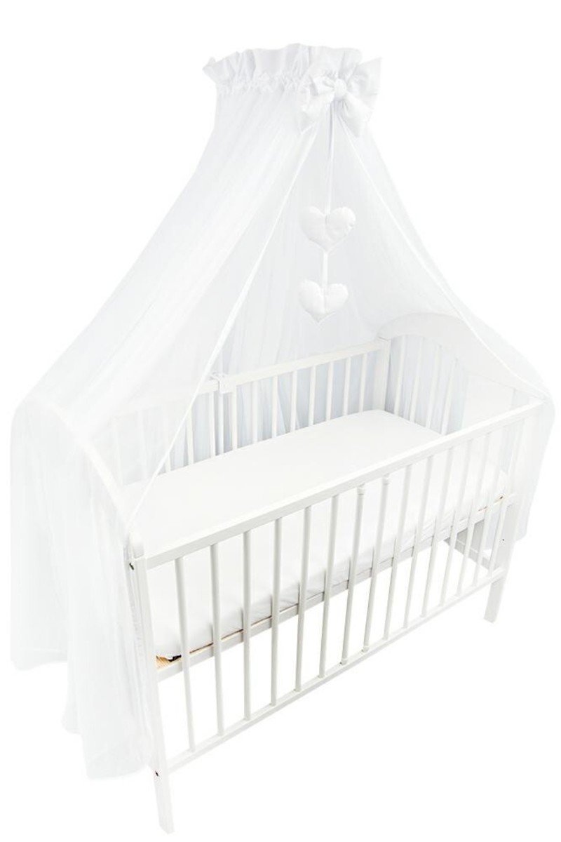 Canopy over crib Heaven white banaby.co.uk