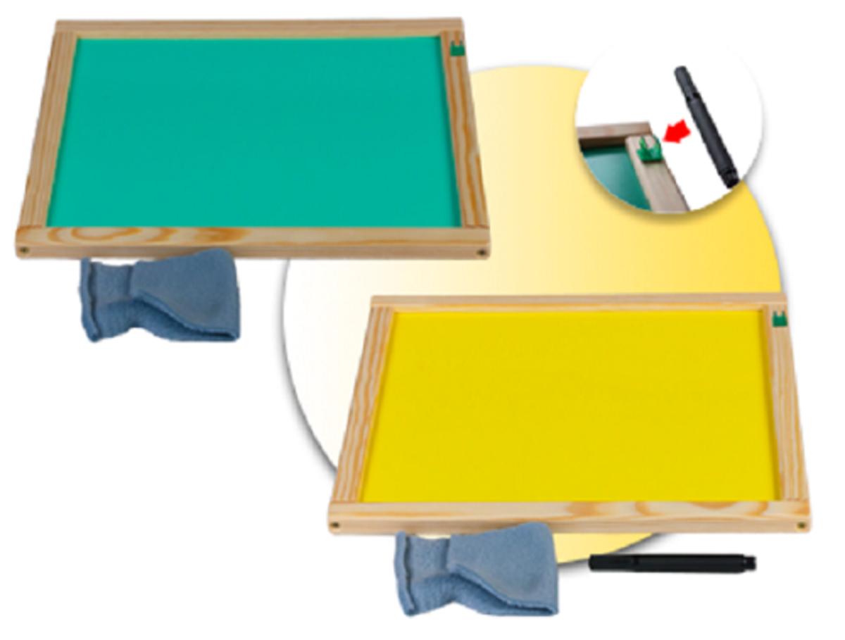 DoubleSided Wooden Writing Board banaby.co.uk