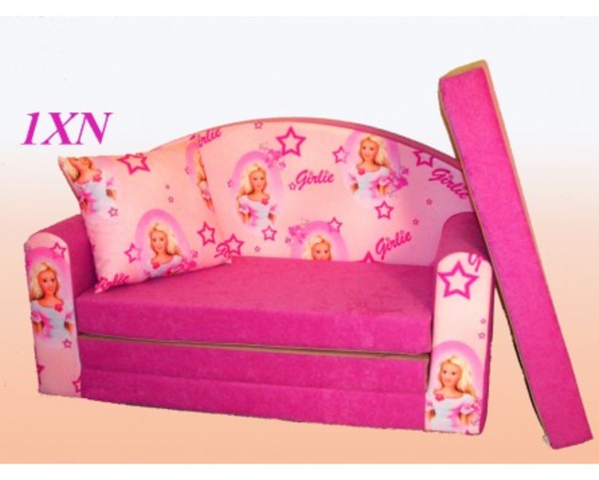 Exclusive 1 Children's Sofa Bed Pink banaby.co.uk