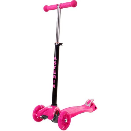 Baby tříkolová scooter Asterix - pink