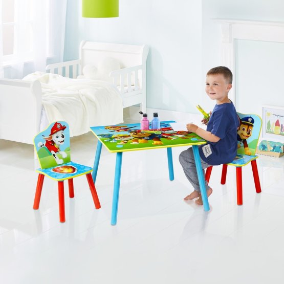 Childlike table with chairs Paw Patrol