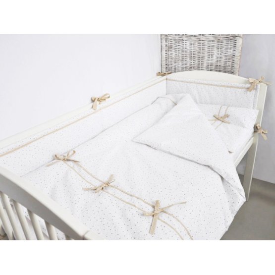 Bedding set 2-piece for children mini-mini beige