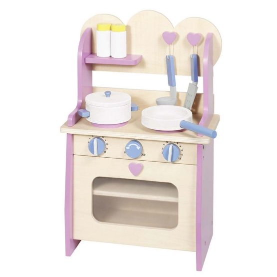 Wooden kitchenette for children