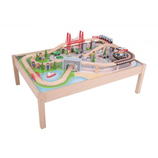 Train Track Play Table