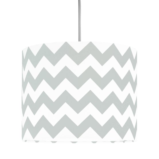 Textile hanging lamp Cik cak Mini - grey