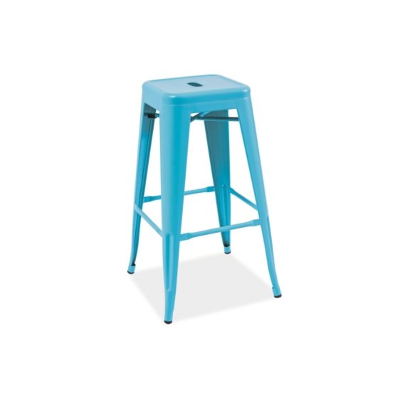 Bar stool LONG blue