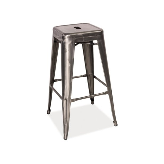 Bar stool LONG cut steel