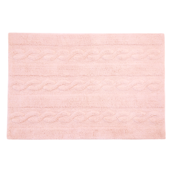 Children's carpet Braids - Soft pink