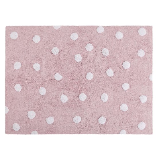 Children's rug Polka dots - Pink