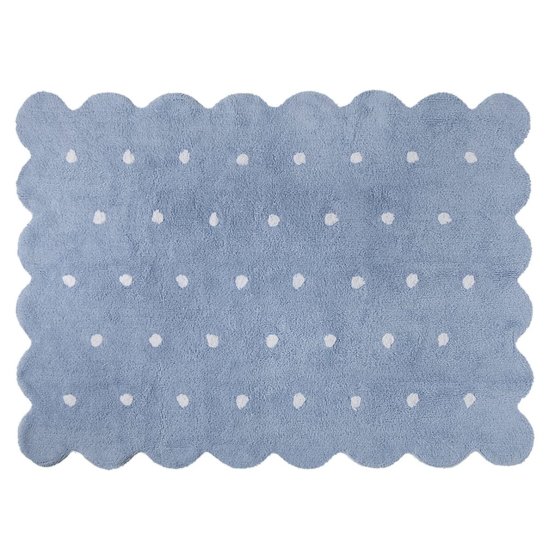 Children's rug Biscuit - Blue