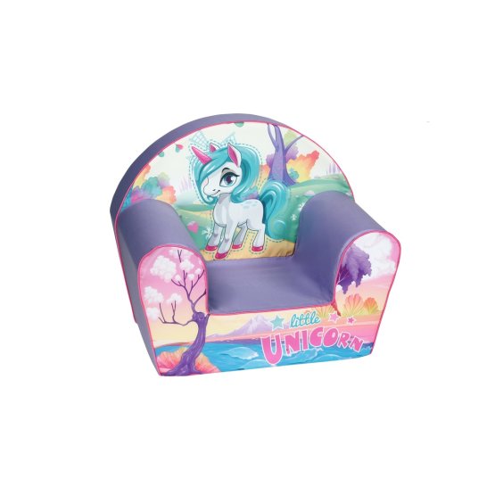 Children chair Unicorn - purple