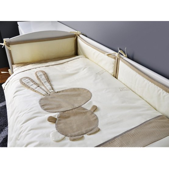 Bedding set 2-piece for children bunny - beige