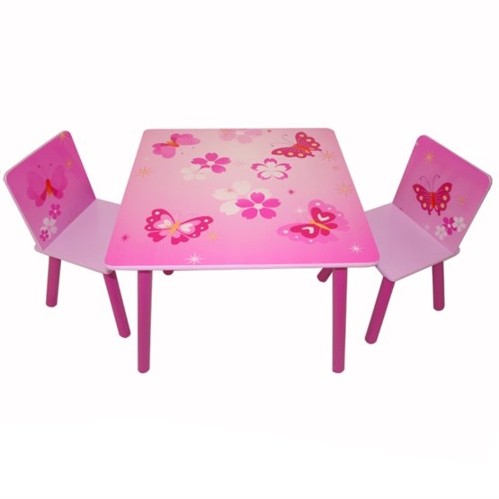 Children's table with chairs Butterflies