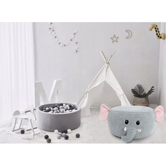 Inflatable pouffe for children Elephant