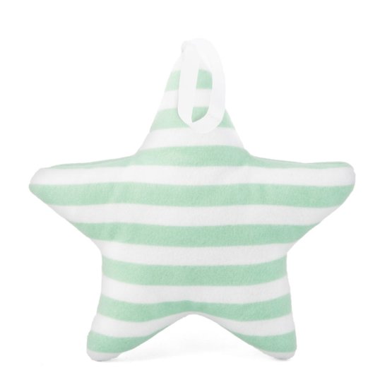 Suspendable decoration Star with mint strips