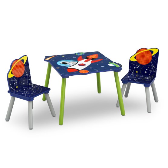 Children's table with chairs Astronaut