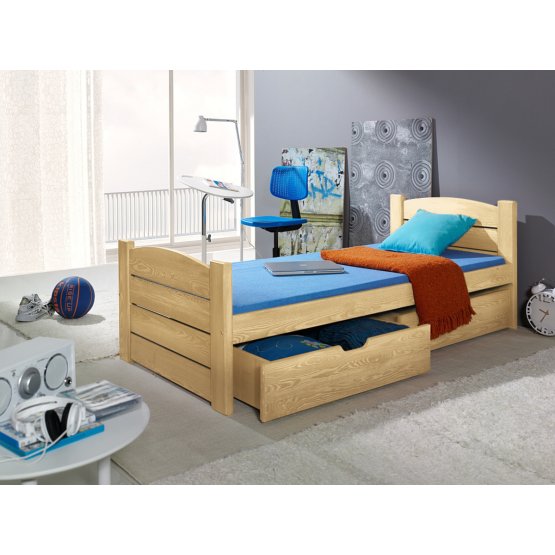 Wooden bed ROMA pine