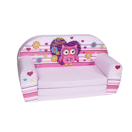 Children's sofa Owl - purple
