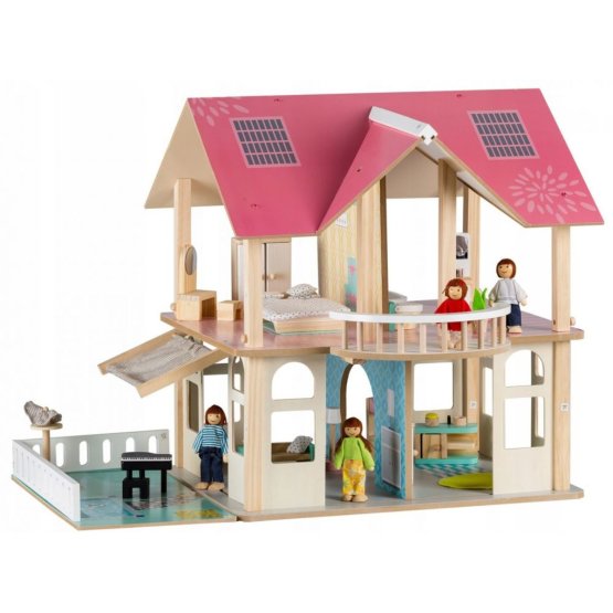 Wooden dollhouse Modern
