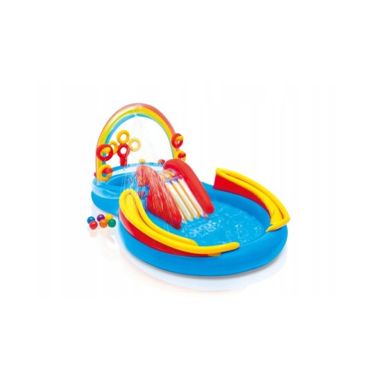 Childlike inflatable swimming pool Rainbow