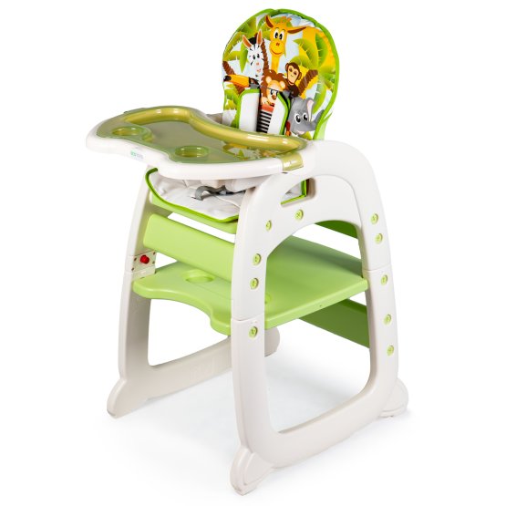 Eating chair 2v1 - green