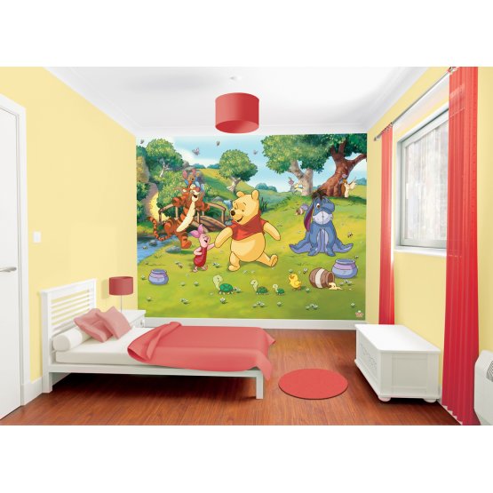 3D Winnie the Pooh Wall Mural