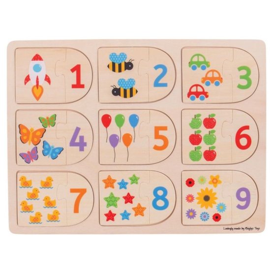 Bigjigs puzzles - counting and shapes
