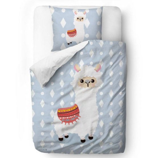 Mr. Little Fox Bed linen Lama - blanket: 135 x 200 cm pillow: 60 x 50 cm