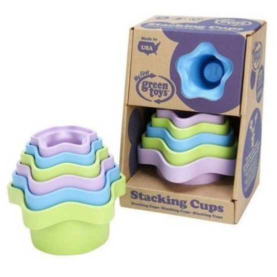 Colored stacking cups