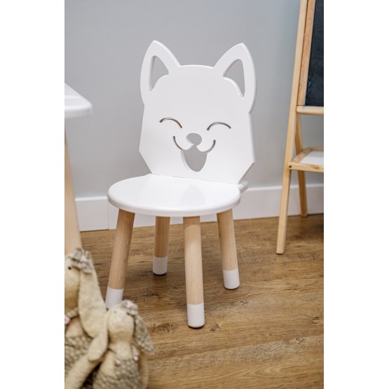 Children's chair - Fox - white