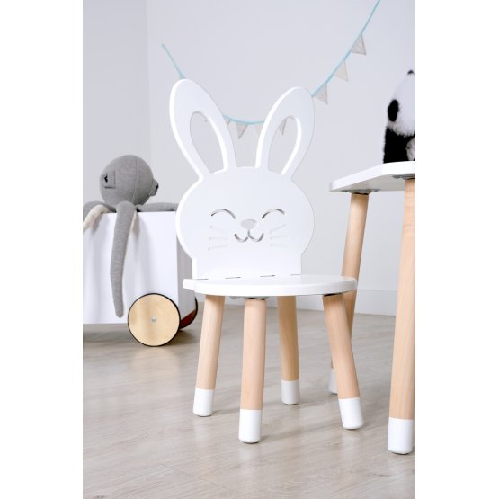 Children's chair - Rabbit - white
