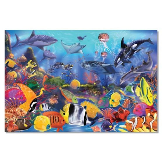 Floor puzzle underwater world 48 pieces
