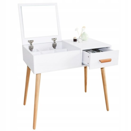 Modern dressing table with mirror