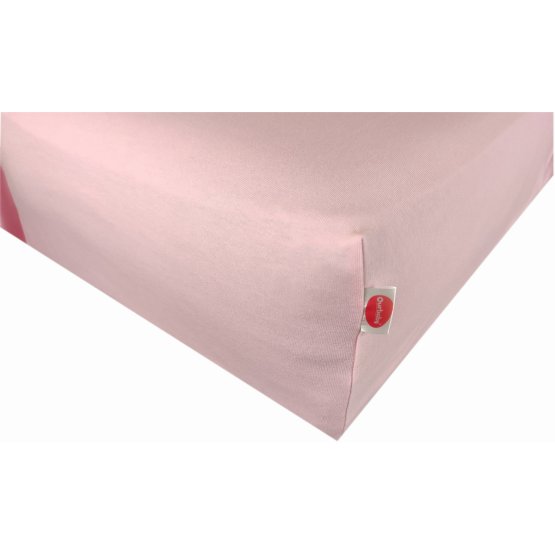 Waterproof cotton sheet - pink 160 x 80 cm