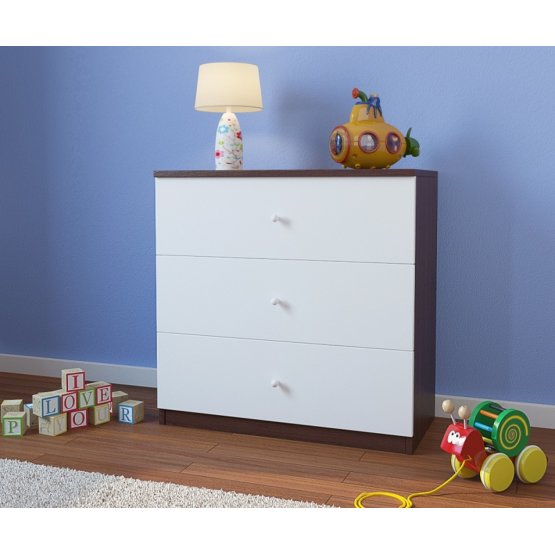 Ourbaby children's chest of drawers - wenge