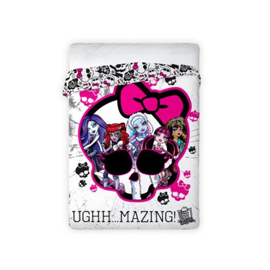 Monster High I Children's Bed Throw + FREE Monster High Cushion